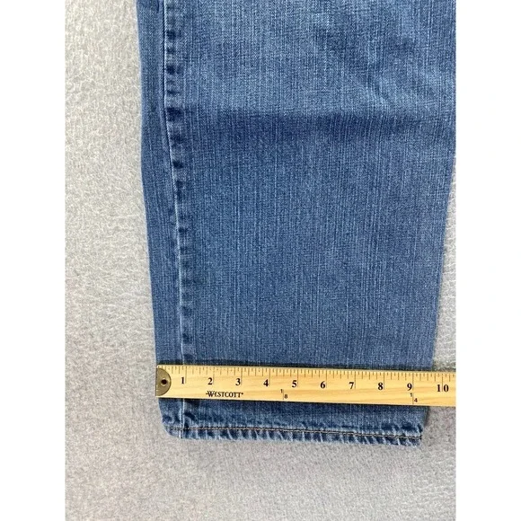 RALPH LAUREN Jeans Men's 38x30 (Fits 36x27) Light Wash Leather Patch Vintage - Picture 5 of 10